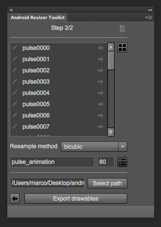 Setting the animation attributes